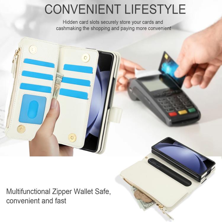 Solid Color Wristband Wallet Folding Leather Phone Case with Lanyard