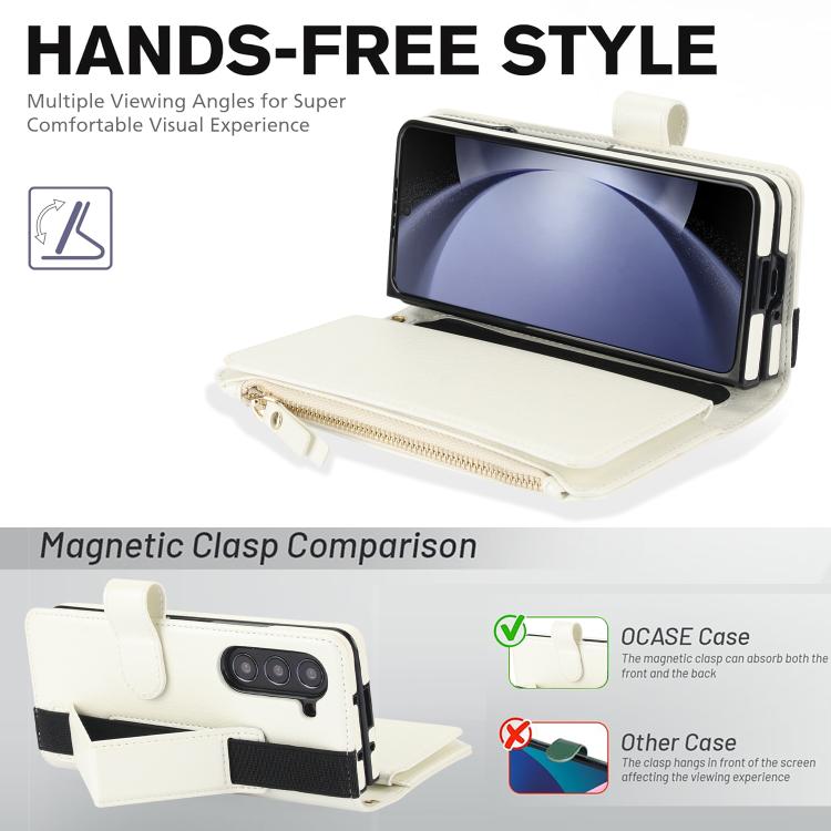 Solid Color Wristband Wallet Folding Leather Phone Case with Lanyard