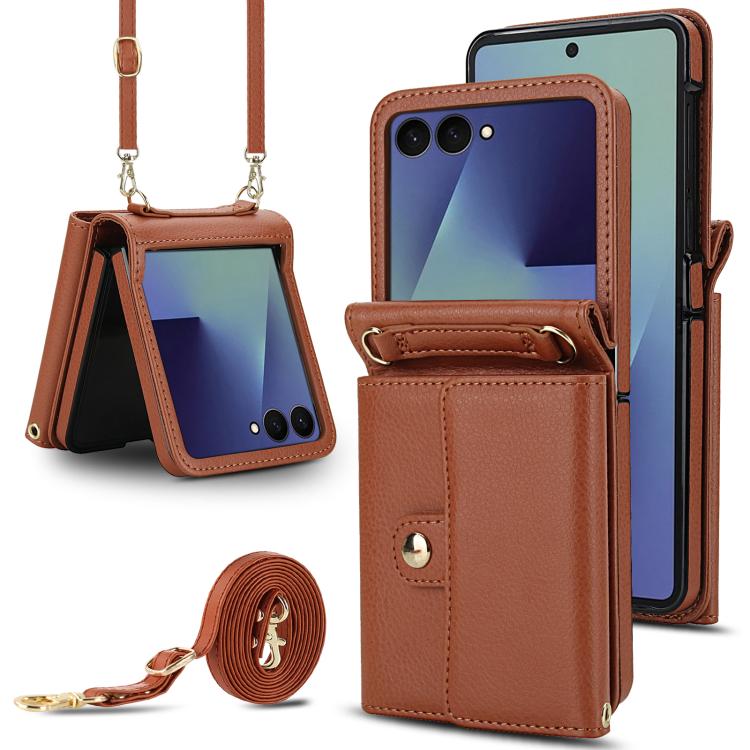 Solid Color Backpack Wallet Card Slot RFID PU Phone Case