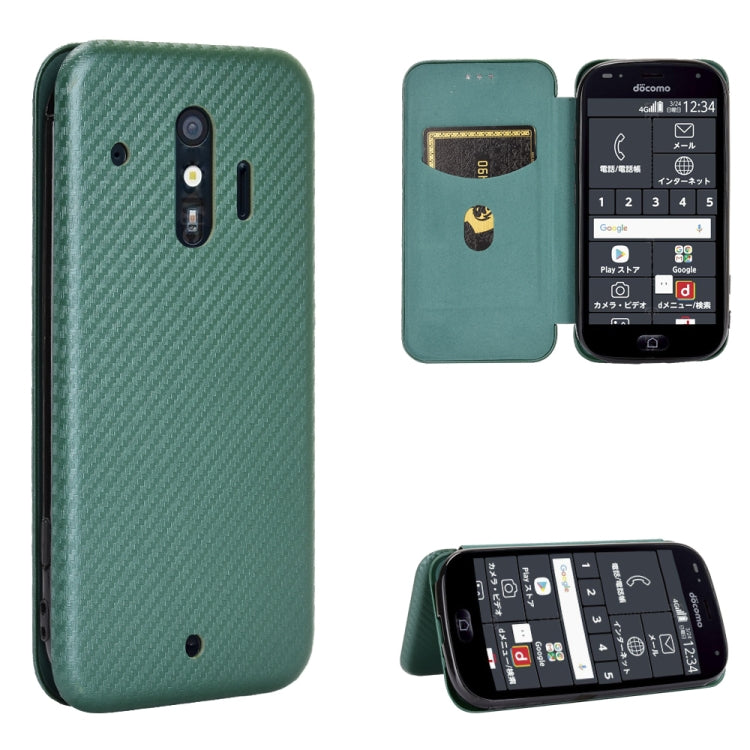 Carbon Fiber Texture Magnetic Horizontal Flip TPU + PC + PU Leather Case with Card Slot, For LG K22, For OPPO F17 Pro / A93 / Reno4 Lite, For Fujitsu F-42A / F-01L, For Motorola Moto G9 Plus