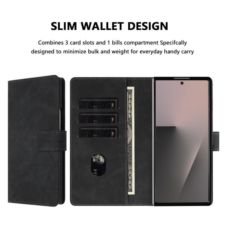3D Embossed Flip Leather Phone Case