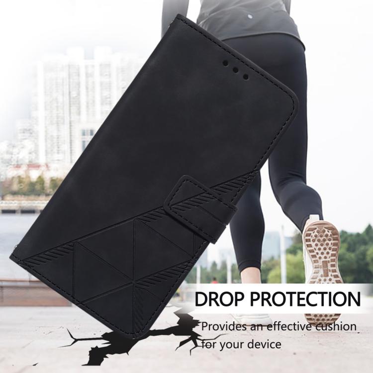 3D Embossed Flip Leather Phone Case
