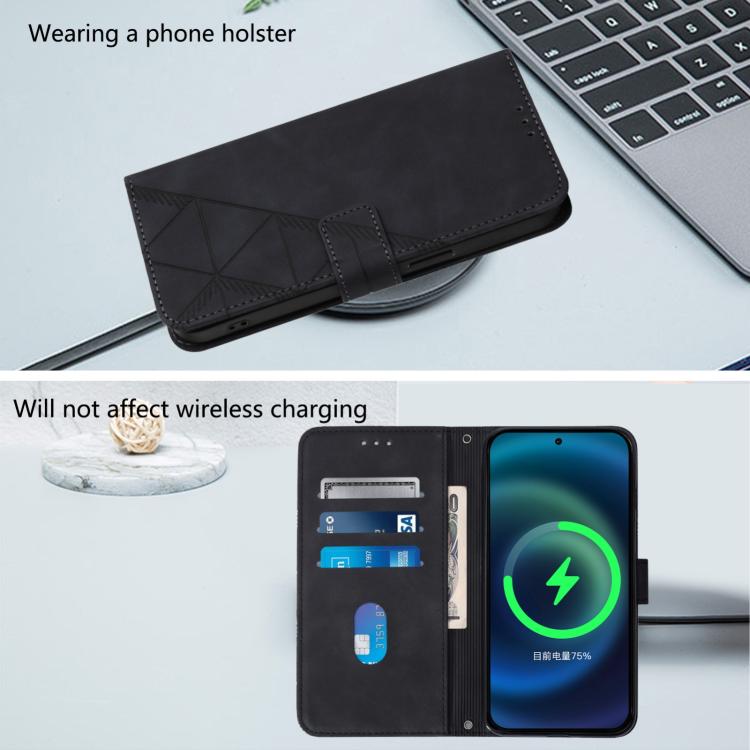3D Embossed Flip Leather Phone Case