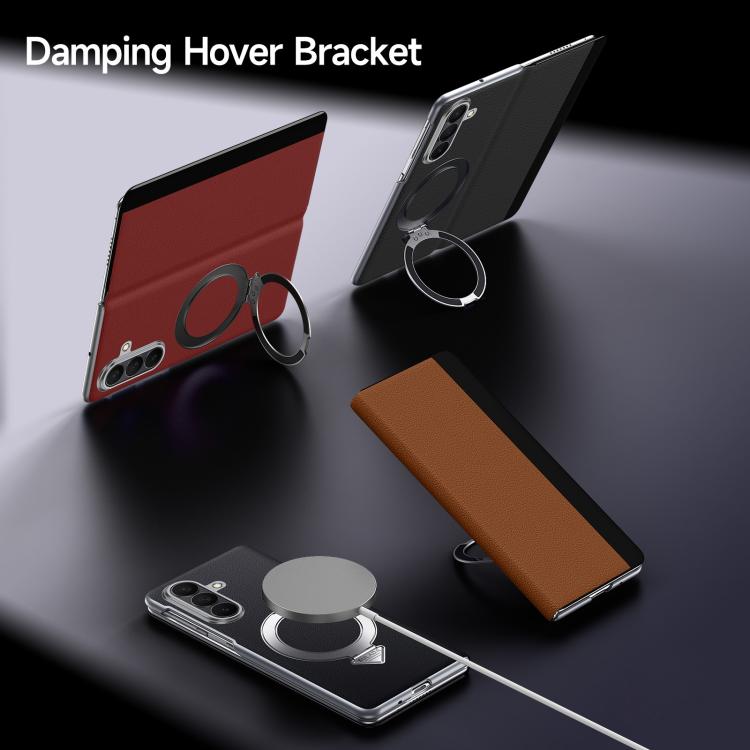 SULADA Smart View Window MagSafe Magnetic Holder Leather Phone Case