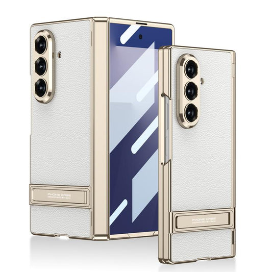 GKK Integrated Triumph Phantom Magnetic Leather Phone Case with Holder