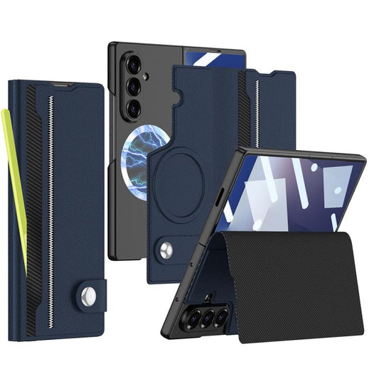 GKK Integrated MagSafe Magnetic Split Flip Leather Phone Case
