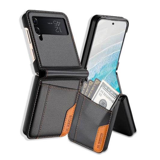 N.BEKUS P3 RFID Stitching Magnetic Flip Leather Phone Case
