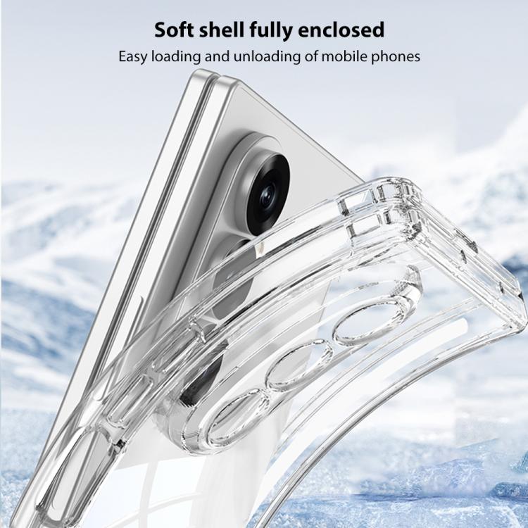 GKK Magnetic Hinge Folding Airbag Full Cover Phone Case