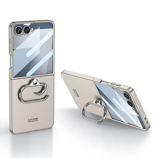 GKK Integrated Ultra-thin Oval Ring Holder Full Cover Phone Case