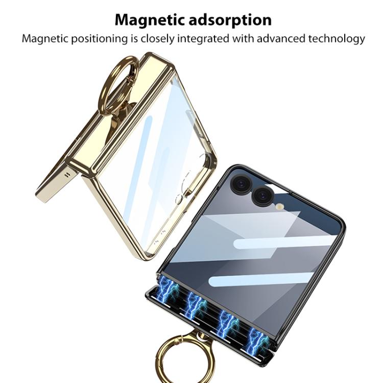 GKK Integrated  Magnetic Folding Phantom Rotary Phone Case with Ring Holder