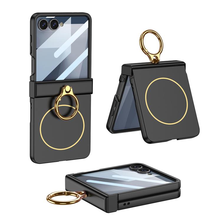 GKK Integrated MagSafe Ultra-thin Hinge Full Coverage Phone Case with Ring