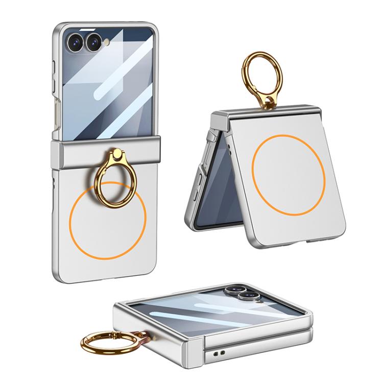 GKK Integrated MagSafe Ultra-thin Hinge Full Coverage Phone Case with Ring