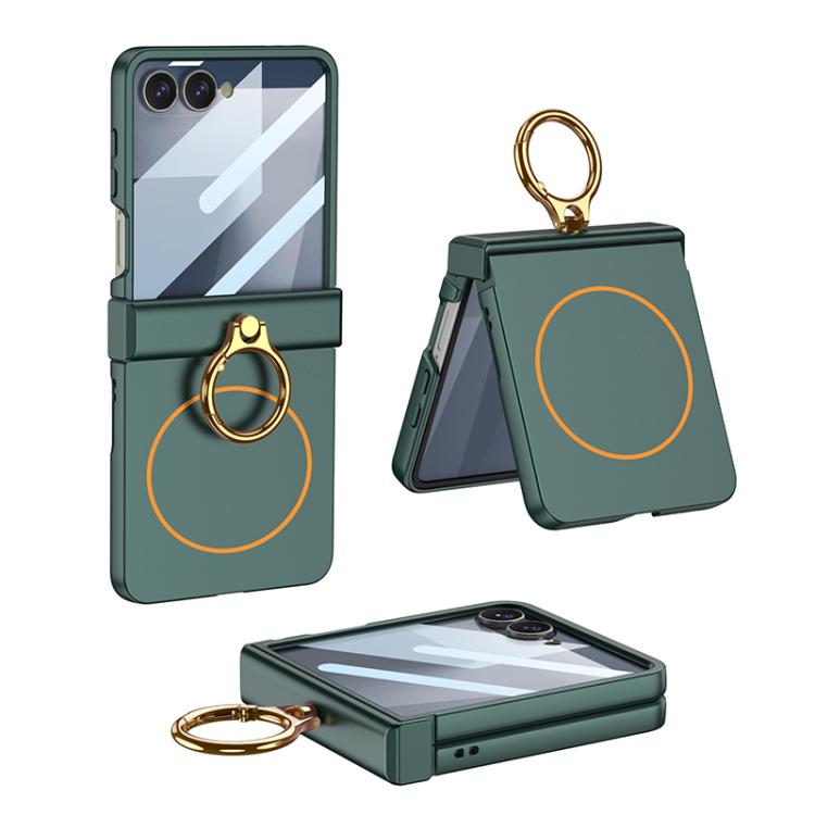 GKK Integrated MagSafe Ultra-thin Hinge Full Coverage Phone Case with Ring