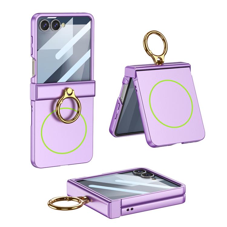 GKK Integrated MagSafe Ultra-thin Hinge Full Coverage Phone Case with Ring