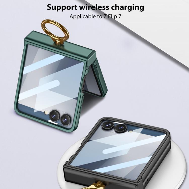 GKK Integrated Ultra-thin Hinge Full Coverage Phone Case with Ring