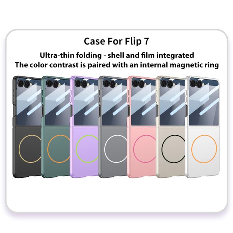 GKK Integrated Ultra-thin Full Cover Contrast Color MagSafe Phone Case