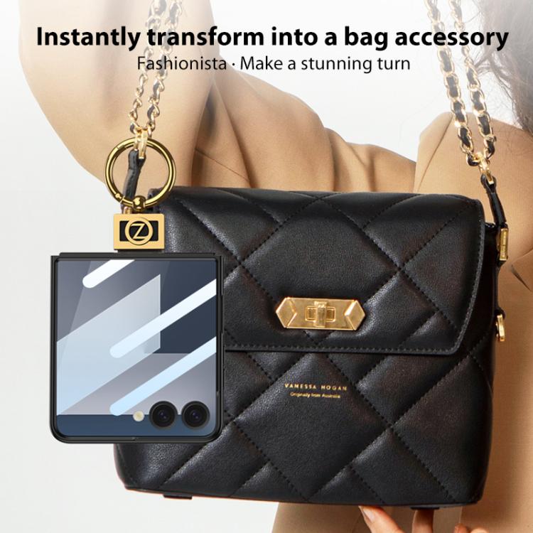 GKK Integrated Ultra-thin Plain Leather Phone Case with Z Ring