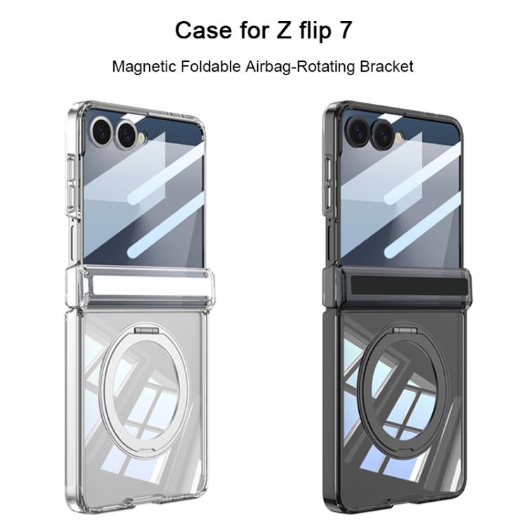 GKK Integrated MagSafe Magnetic Hinge Folding Airbag Phone Case with Rotating Holder
