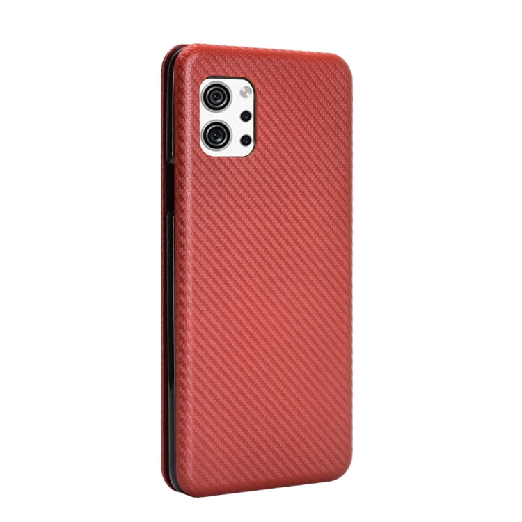 Carbon Fiber Texture Magnetic Horizontal Flip TPU + PC + PU Leather Case with Card Slot, For LG Q92 5G, For OPPO F17 / A73 (2020), For OPPO Realme Narzo 20 / Realme C12, For Alcatel 1SE 2020