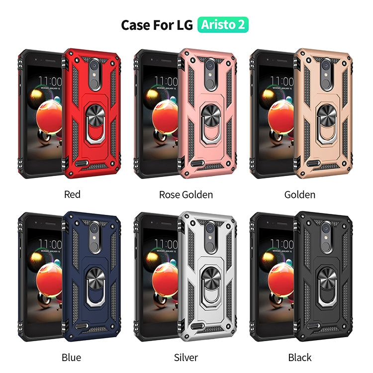 Shockproof TPU + PC Protective Case with 360 Degree Rotating Holder, For LG Aristo 2, For LG Aristo 5, For Xiaomi Redmi K20, For LG K30, For LG K40