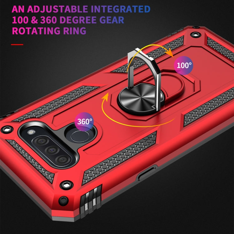 Shockproof TPU + PC Protective Case with 360 Degree Rotating Holder, For LG K50 & Q60