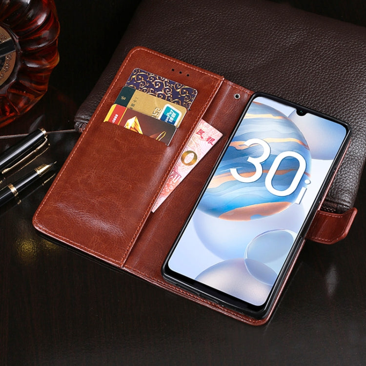 idewei Crazy Horse Texture Horizontal Flip Leather Case with Holder & Card Slots & Wallet, For Huawei Honor 30i, For Infinix Hot 9 Play, For Infinix Hot 9 Pro, For Infinix Zero 8