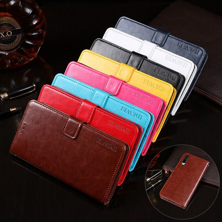 idewei Crazy Horse Texture Horizontal Flip Leather Case with Holder & Card Slots & Wallet, For Huawei Honor 30i, For Infinix Hot 9 Play, For Infinix Hot 9 Pro, For Infinix Zero 8