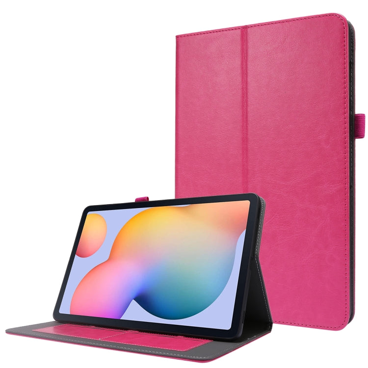 Crazy Horse Texture Horizontal Flip Leather Case with 2-folding Holder & Card Slot, For iPad Pro 12.9 inch (2020), For iPad Pro 11 inch /iPad Air 2022 / 2020 10.9, For Samsung Galaxy Tab S8+ / Tab S8 Plus /  Tab S7 FE / Tab S7+ / T970