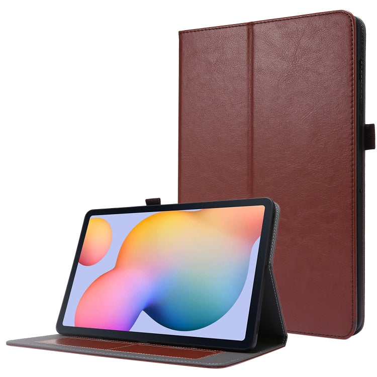 Crazy Horse Texture Horizontal Flip Leather Case with 2-folding Holder & Card Slot, For iPad Pro 12.9 inch (2020), For iPad Pro 11 inch /iPad Air 2022 / 2020 10.9, For Samsung Galaxy Tab S8+ / Tab S8 Plus /  Tab S7 FE / Tab S7+ / T970