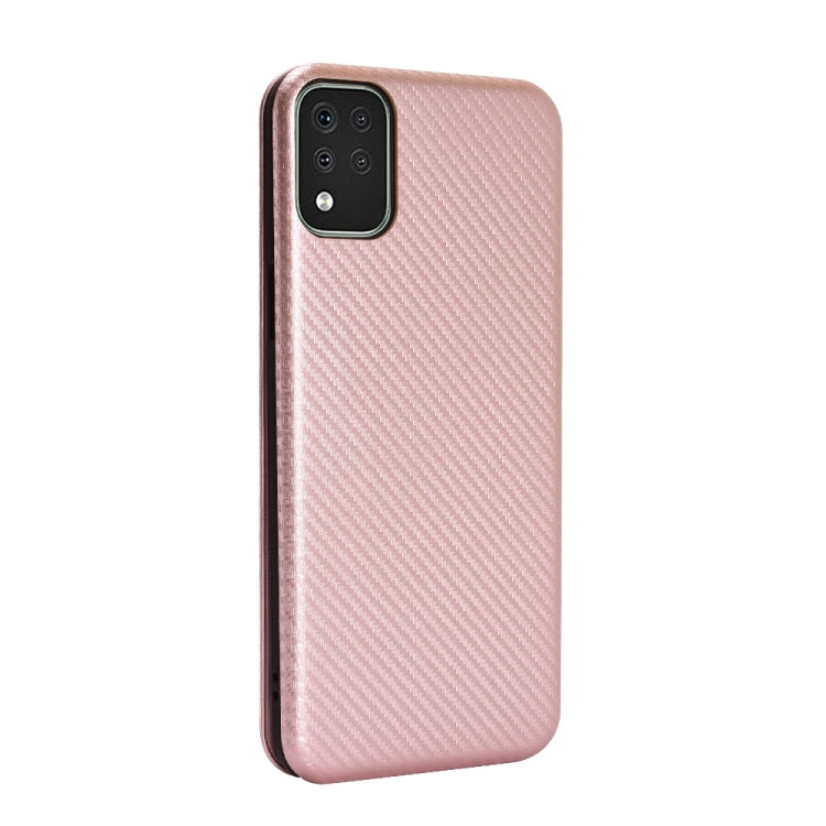 Carbon Fiber Texture Magnetic Horizontal Flip TPU + PC + PU Leather Case with Card Slot, For LG K42, For OPPO Realme V5 / Realme Q2, For Wiko View5 Plus, For Huawei P Smart 2021 / Y7A, For Xiaomi Mi 10T Lite