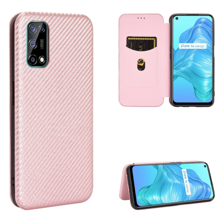 Carbon Fiber Texture Magnetic Horizontal Flip TPU + PC + PU Leather Case with Card Slot, For LG K42, For OPPO Realme V5 / Realme Q2, For Wiko View5 Plus, For Huawei P Smart 2021 / Y7A, For Xiaomi Mi 10T Lite