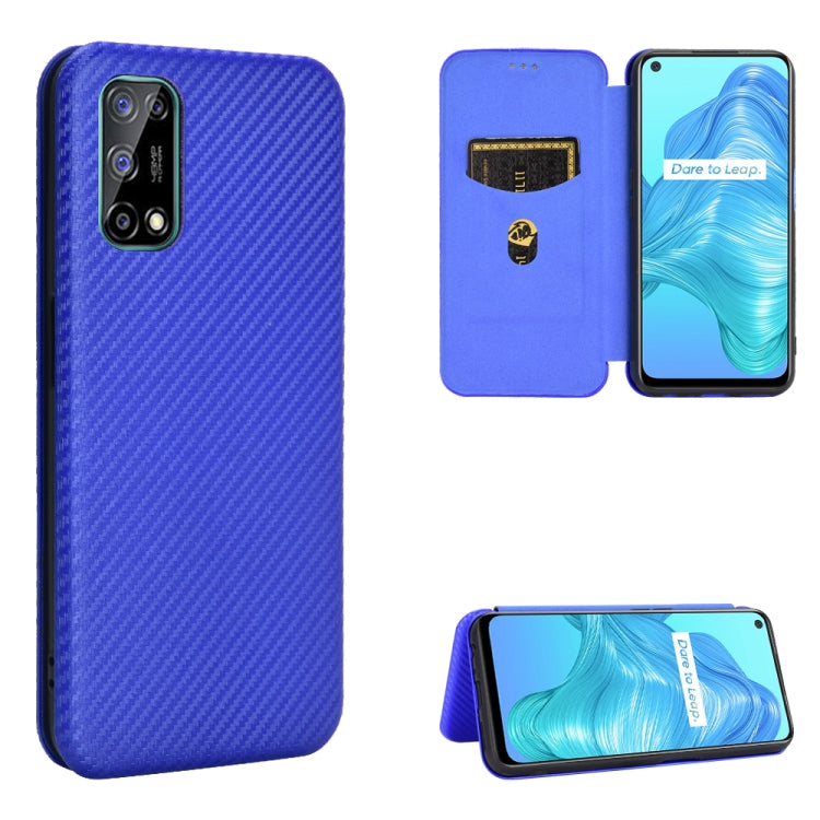 Carbon Fiber Texture Magnetic Horizontal Flip TPU + PC + PU Leather Case with Card Slot, For LG K42, For OPPO Realme V5 / Realme Q2, For Wiko View5 Plus, For Huawei P Smart 2021 / Y7A, For Xiaomi Mi 10T Lite