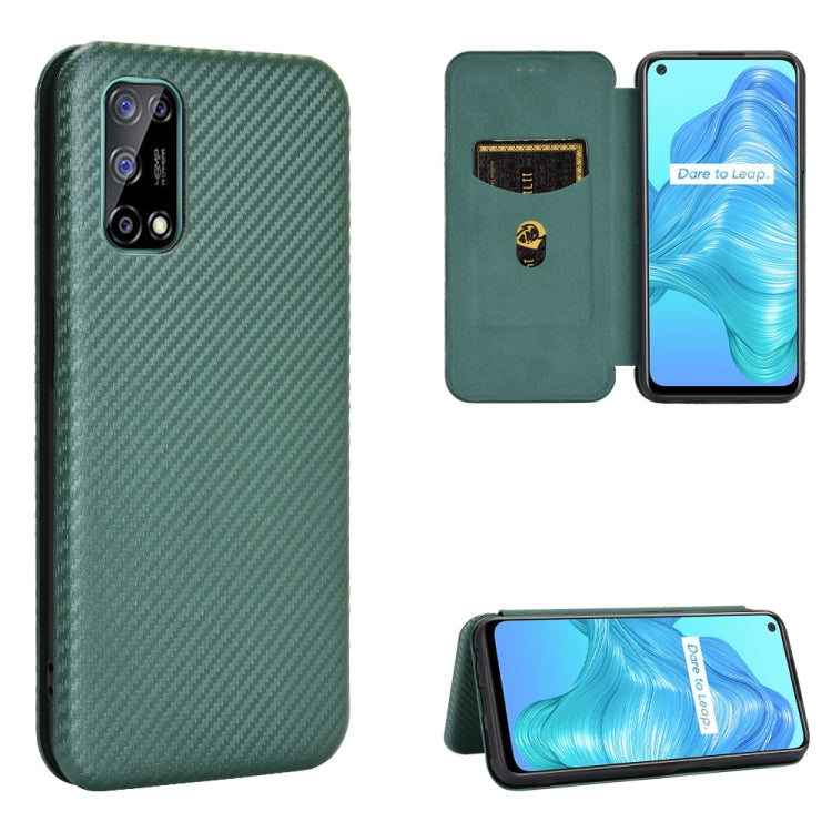 Carbon Fiber Texture Magnetic Horizontal Flip TPU + PC + PU Leather Case with Card Slot, For LG K42, For OPPO Realme V5 / Realme Q2, For Wiko View5 Plus, For Huawei P Smart 2021 / Y7A, For Xiaomi Mi 10T Lite