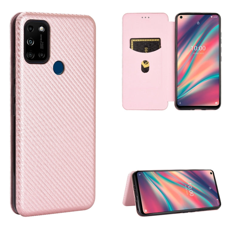 Carbon Fiber Texture Magnetic Horizontal Flip TPU + PC + PU Leather Case with Card Slot, For LG K42, For OPPO Realme V5 / Realme Q2, For Wiko View5 Plus, For Huawei P Smart 2021 / Y7A, For Xiaomi Mi 10T Lite