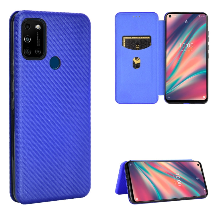 Carbon Fiber Texture Magnetic Horizontal Flip TPU + PC + PU Leather Case with Card Slot, For LG K42, For OPPO Realme V5 / Realme Q2, For Wiko View5 Plus, For Huawei P Smart 2021 / Y7A, For Xiaomi Mi 10T Lite