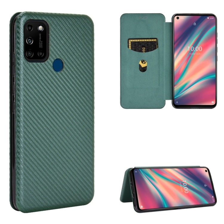 Carbon Fiber Texture Magnetic Horizontal Flip TPU + PC + PU Leather Case with Card Slot, For LG K42, For OPPO Realme V5 / Realme Q2, For Wiko View5 Plus, For Huawei P Smart 2021 / Y7A, For Xiaomi Mi 10T Lite