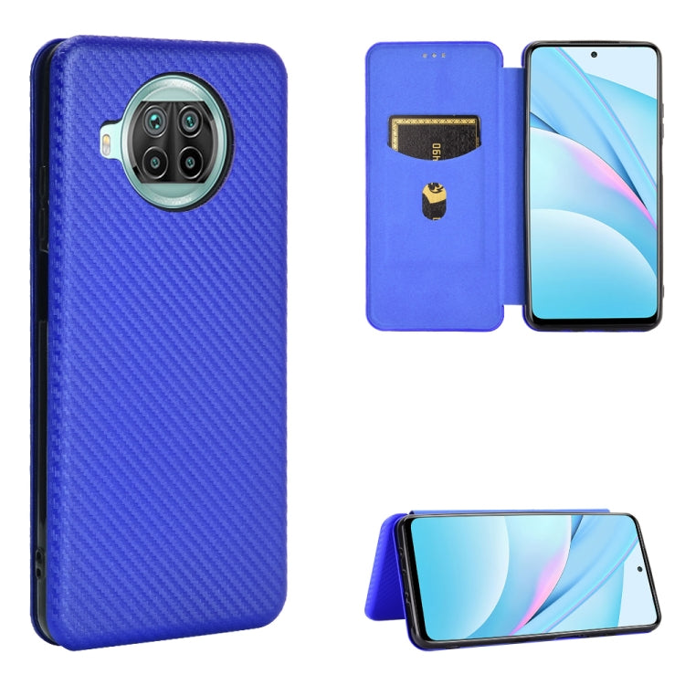 Carbon Fiber Texture Magnetic Horizontal Flip TPU + PC + PU Leather Case with Card Slot, For LG K42, For OPPO Realme V5 / Realme Q2, For Wiko View5 Plus, For Huawei P Smart 2021 / Y7A, For Xiaomi Mi 10T Lite