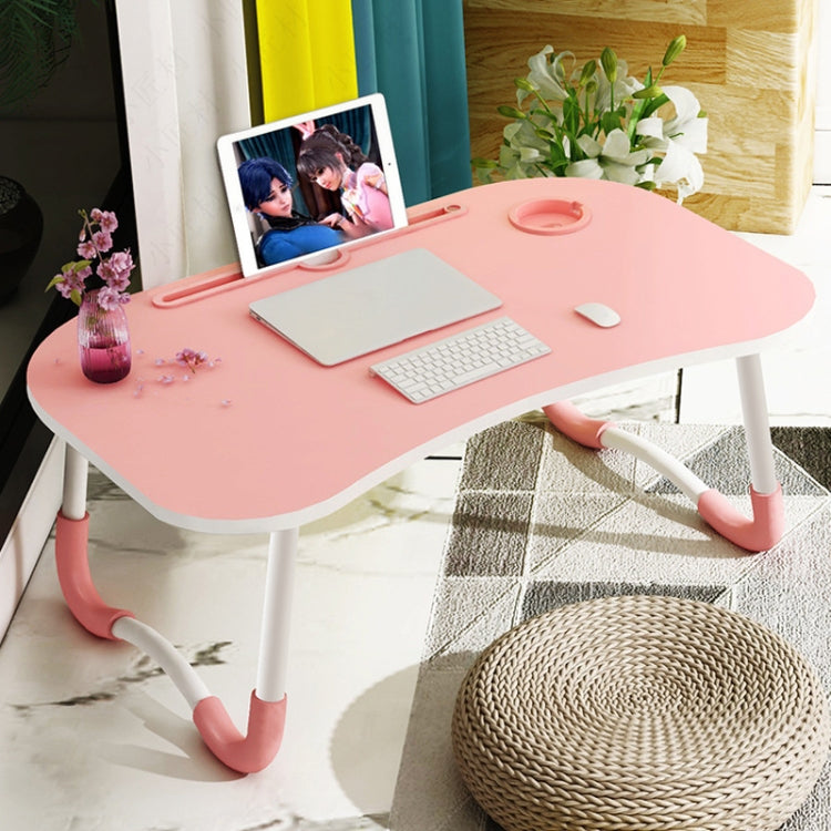 Foldable Non-slip Laptop Desk Table Stand with Card Slot & Cup Slot, with Card Slot & Cup Slot