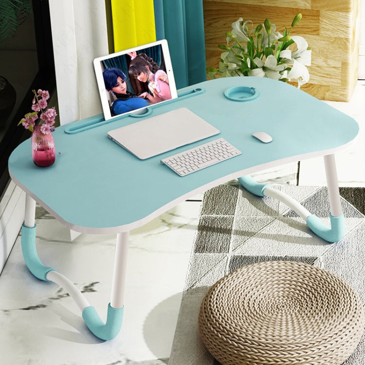 Foldable Non-slip Laptop Desk Table Stand with Card Slot & Cup Slot, with Card Slot & Cup Slot