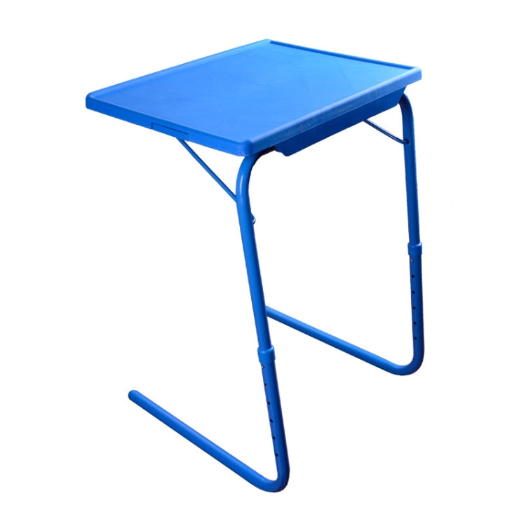 Plastic Pad Steel Tube Bracket Liftable Foldable Portable Multi-purpose Laptop Table, Adjustable Height: 52-72cm, Adjustable Angle: 30 Degrees / 60 Degrees / 90 Degrees, Adjustable Height: 52-72cm Pink, Adjustable Height: 52-72cm Blue