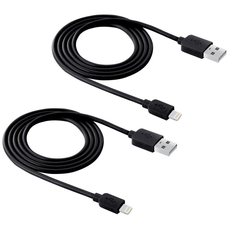 2 PCS HAWEEL 1m High Speed 8 pin to USB Sync and Charging Cable Kit for iPhone, iPad, 2pcs