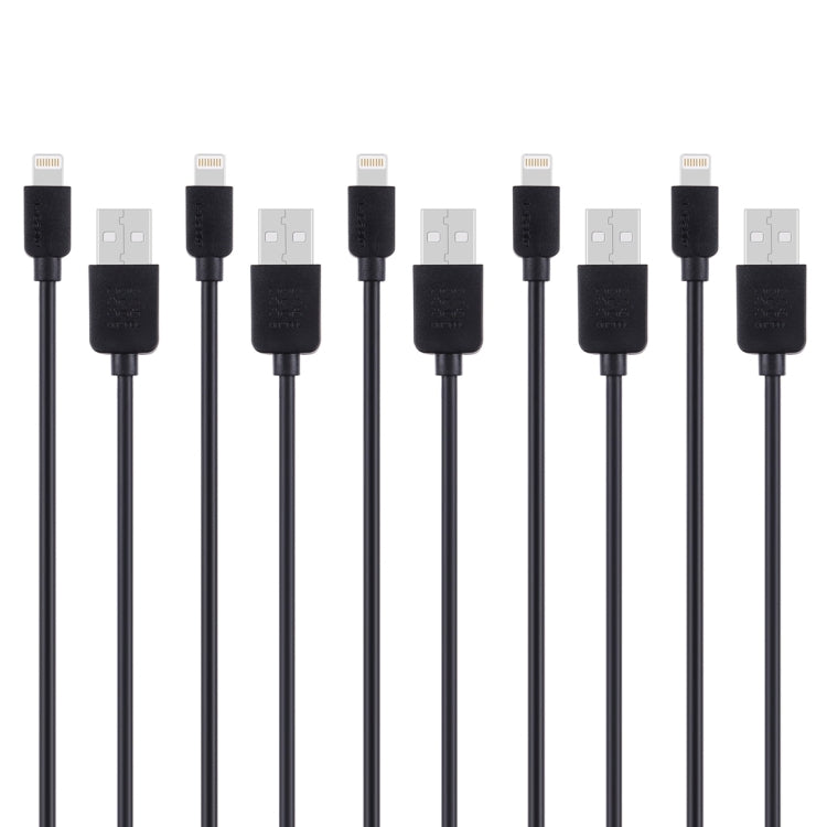 5 PCS HAWEEL 1m High Speed 8 pin to USB Sync and Charging Cable Kit for iPhone, iPad, 5pcs