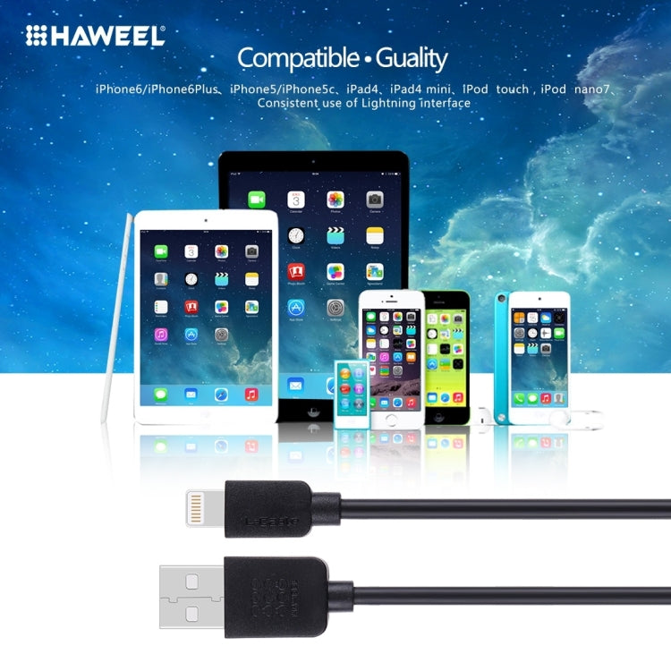 5 PCS HAWEEL 1m High Speed 8 pin to USB Sync and Charging Cable Kit for iPhone, iPad, 5pcs