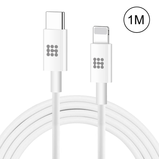 HAWEEL 25W 3A USB-C / Type-C to 8 Pin PD Fast Charging Cable for iPhone, iPad, Cable Length:1m, Type-C to 8 Pin 1m