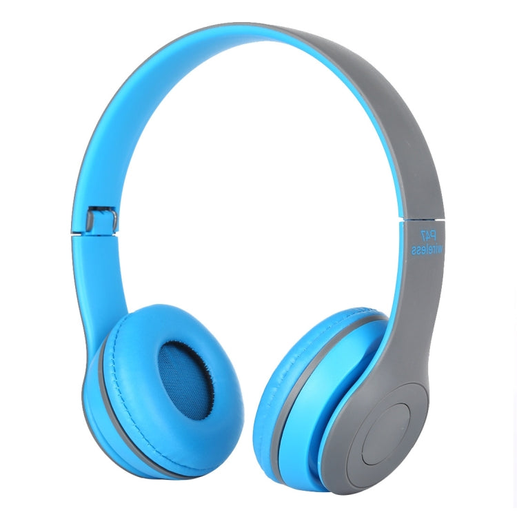 P47 Foldable Wireless Bluetooth Headphone with 3.5mm Audio Jack, Support MP3 / Call, P47 Red, P47 White, P47 Green, P47 Black, P47 Blue