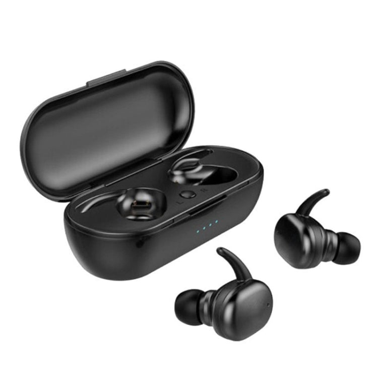 TWS-4 IPX5 Waterproof Bluetooth 5.0 Touch Wireless Bluetooth Earphone with Charging Box, Support HD Call & Voice Prompts, TWS-4