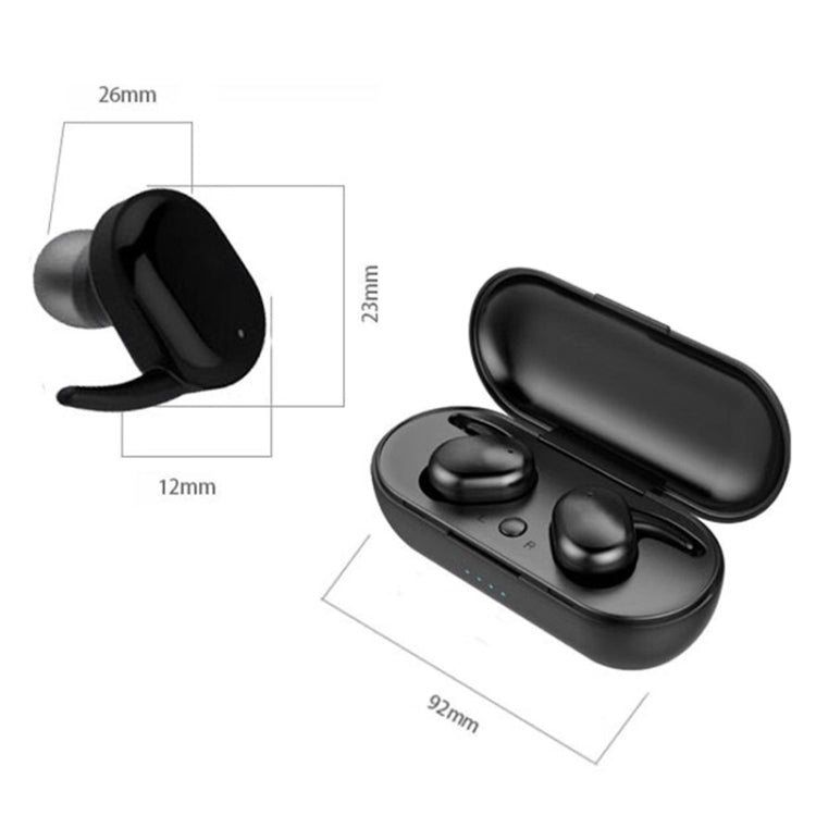 TWS-4 IPX5 Waterproof Bluetooth 5.0 Touch Wireless Bluetooth Earphone with Charging Box, Support HD Call & Voice Prompts, TWS-4