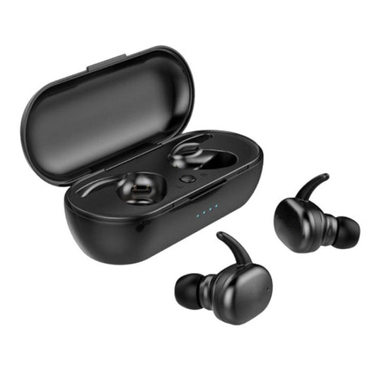 TWS-4 IPX5 Waterproof Bluetooth 5.0 Touch Wireless Bluetooth Earphone with Charging Box, Support HD Call & Voice Prompts, TWS-4