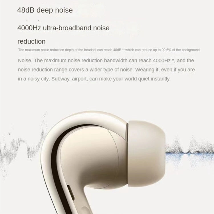 Original Xiaomi Buds 4 Pro 48dB Noise Cancelling Bone Sensor Wireless Earphone, Buds 4 Pro