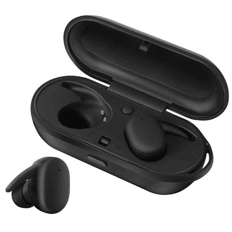 DT-7 IPX Waterproof Bluetooth 5.0 Wireless Bluetooth Earphone with 300mAh Magnetic Charging Box, Support Call, DT-7